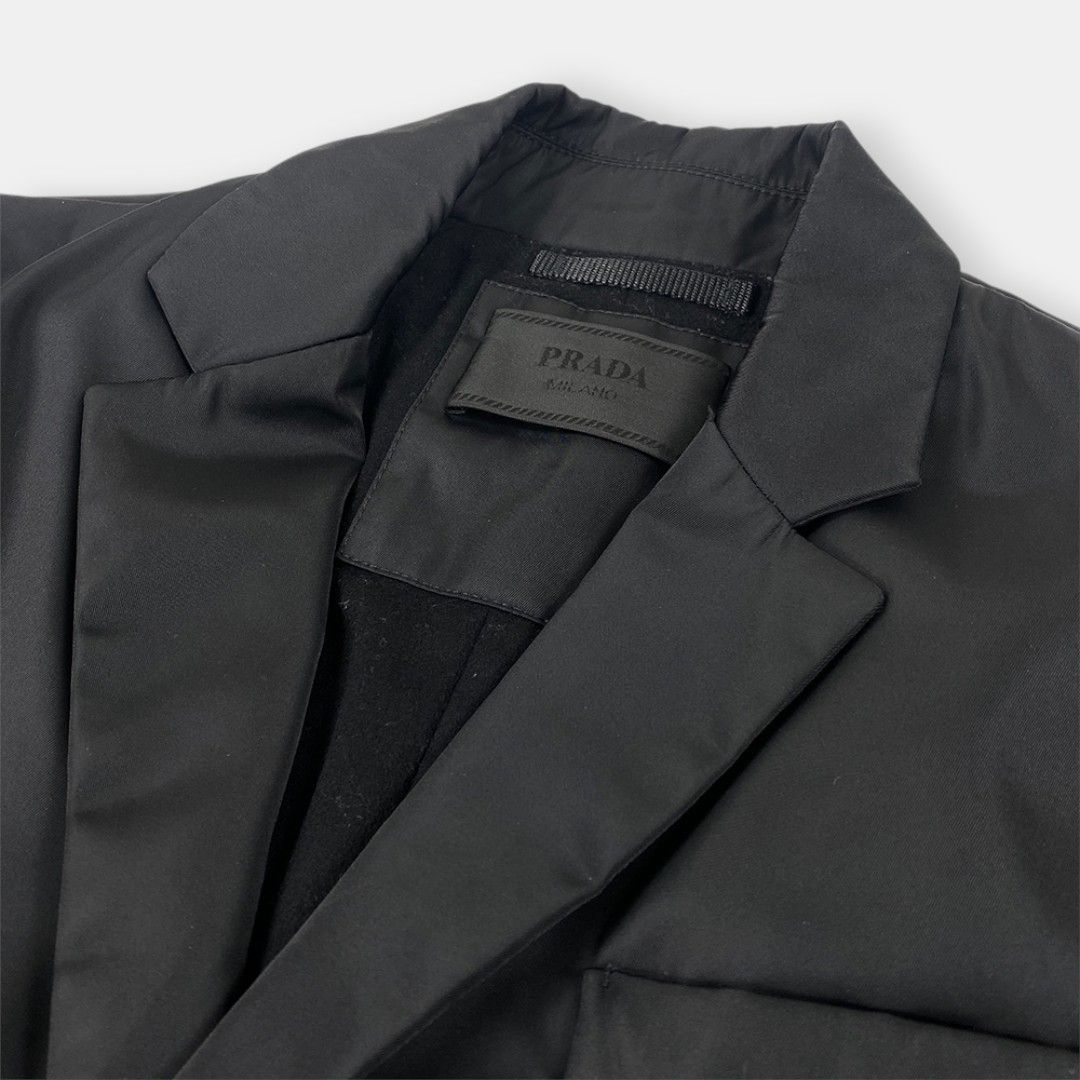PRADA プラダ 19AW 中綿 ナイロン チェスターコート SGB111 S192 I18