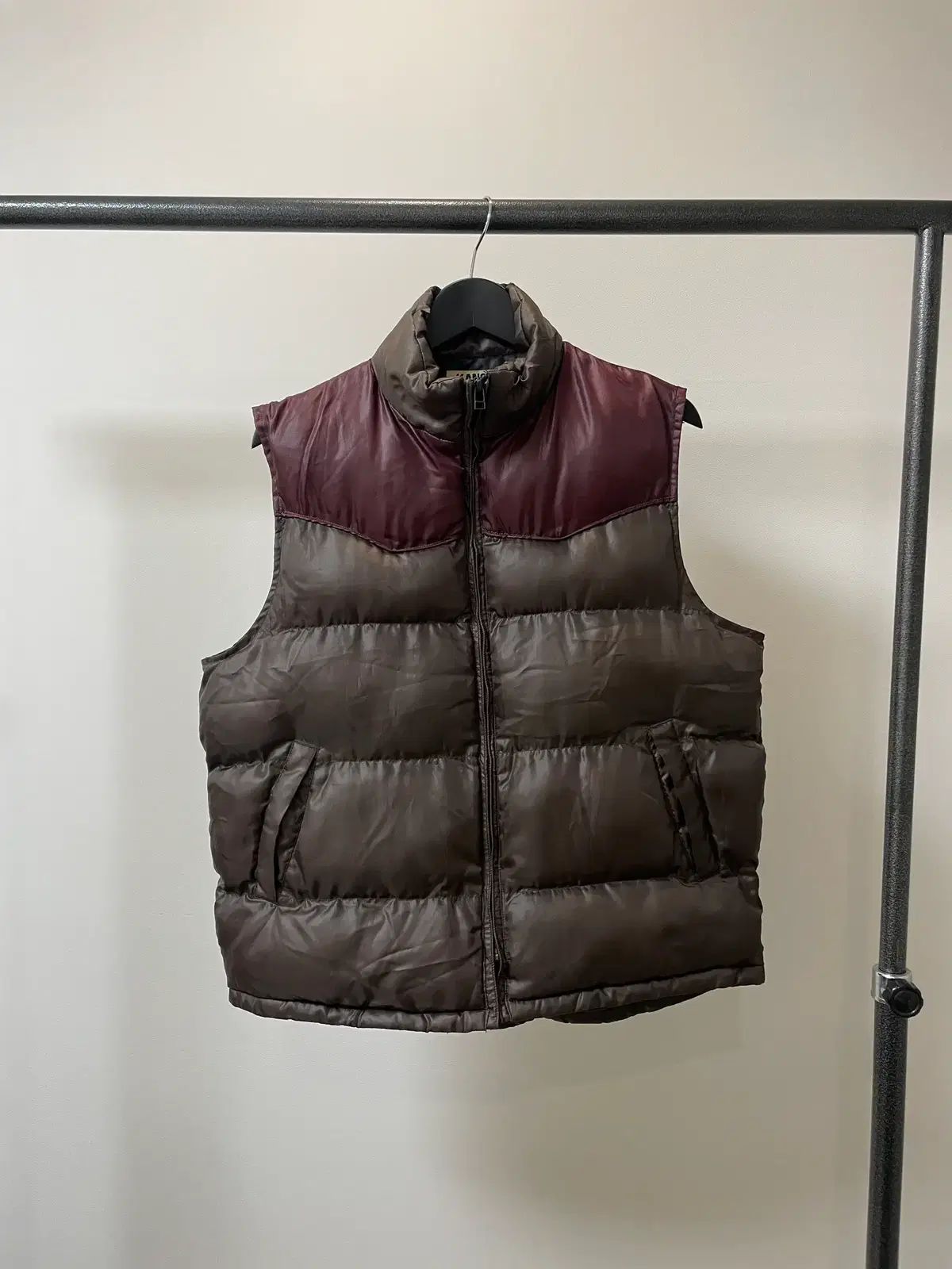 L 関西 Yohji Yamamoto ヨウジ ヤマモト ブラウン パデッド BEST ベスト