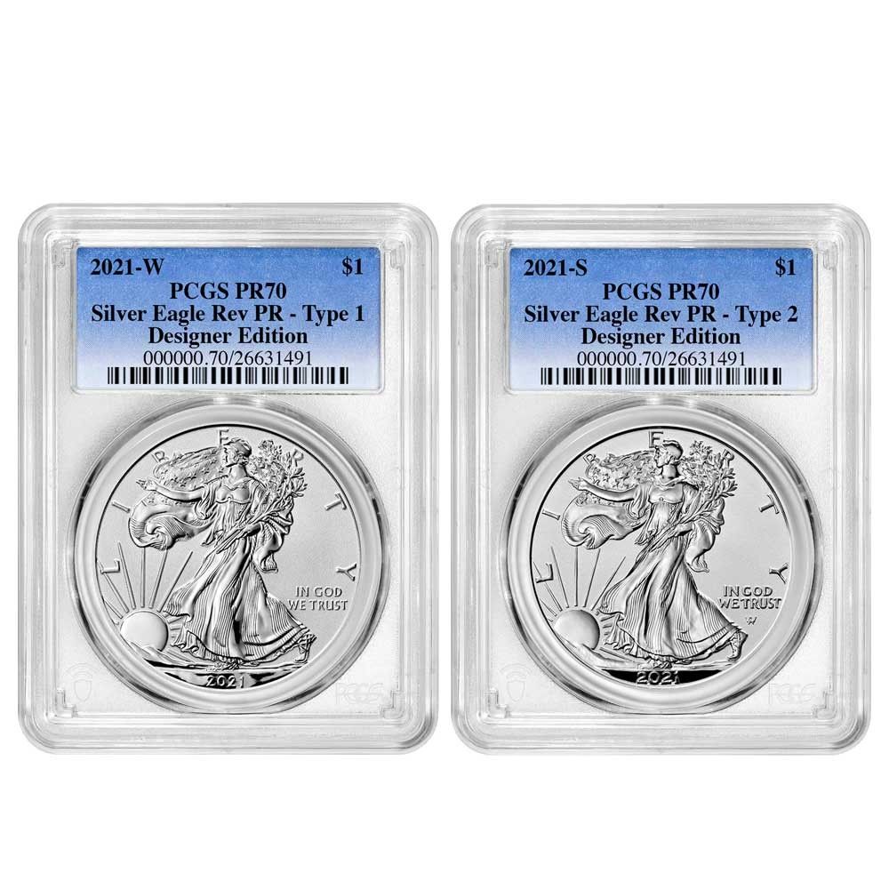 2021年 美徳シリーズ PCGS PR70 銀貨 モダン プルーフ 2021年 美徳