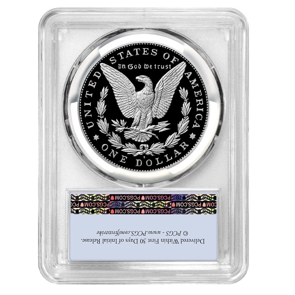 2023-S 1ドル プルーフ モルガン銀貨 PCGS PR70DCAM FS フラッグラベル