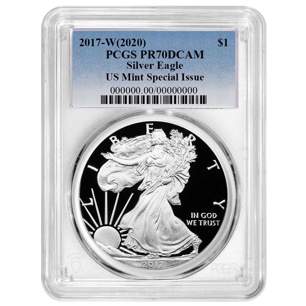2017-W (2020) $1 1オンス プルーフ アメリカンシルバーイーグル PCGS