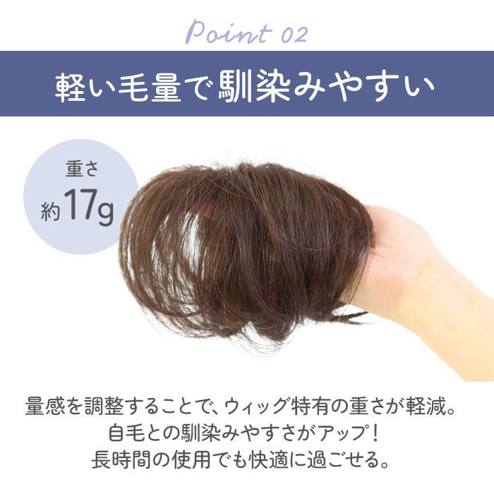 ☆ TNGH.耐熱ナチュラルグレイヘア ☆ プリシラ 白髪かくしウィッグ