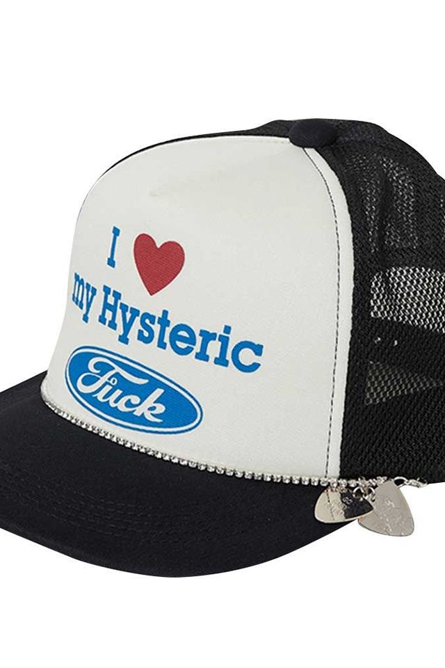 GLAMOUR ヒステリックグラマー MY HYSTERIC メッシュキャップ BLACK レディース メンズ
