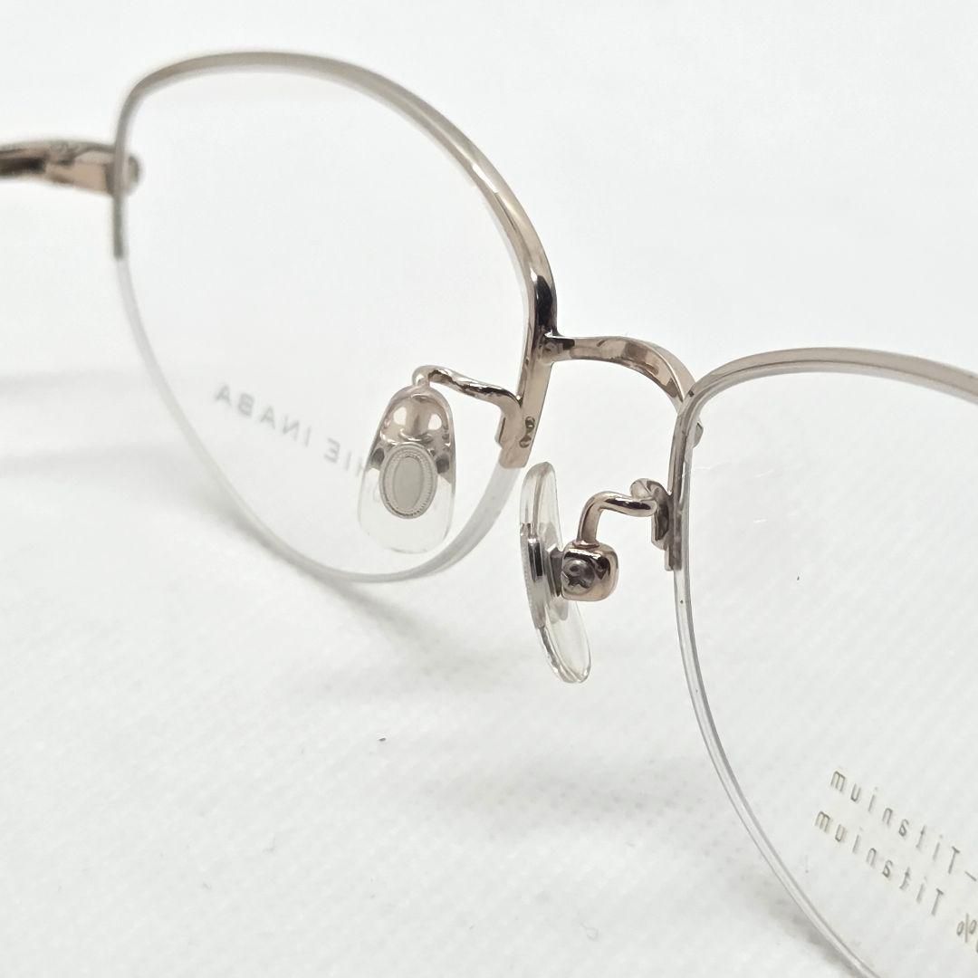  YOSHIE INABA Titanium オーバルYI 1037 サイズ 52 17 143 メガネ 小物