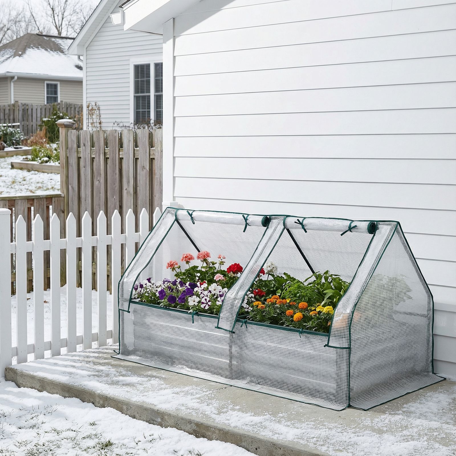レイズドベッド ガーデンベッド ビニールハウス 188*97*92cm レイズドベッド ガーデンベッド ビニールハウス 188*97*92cm 腐らない