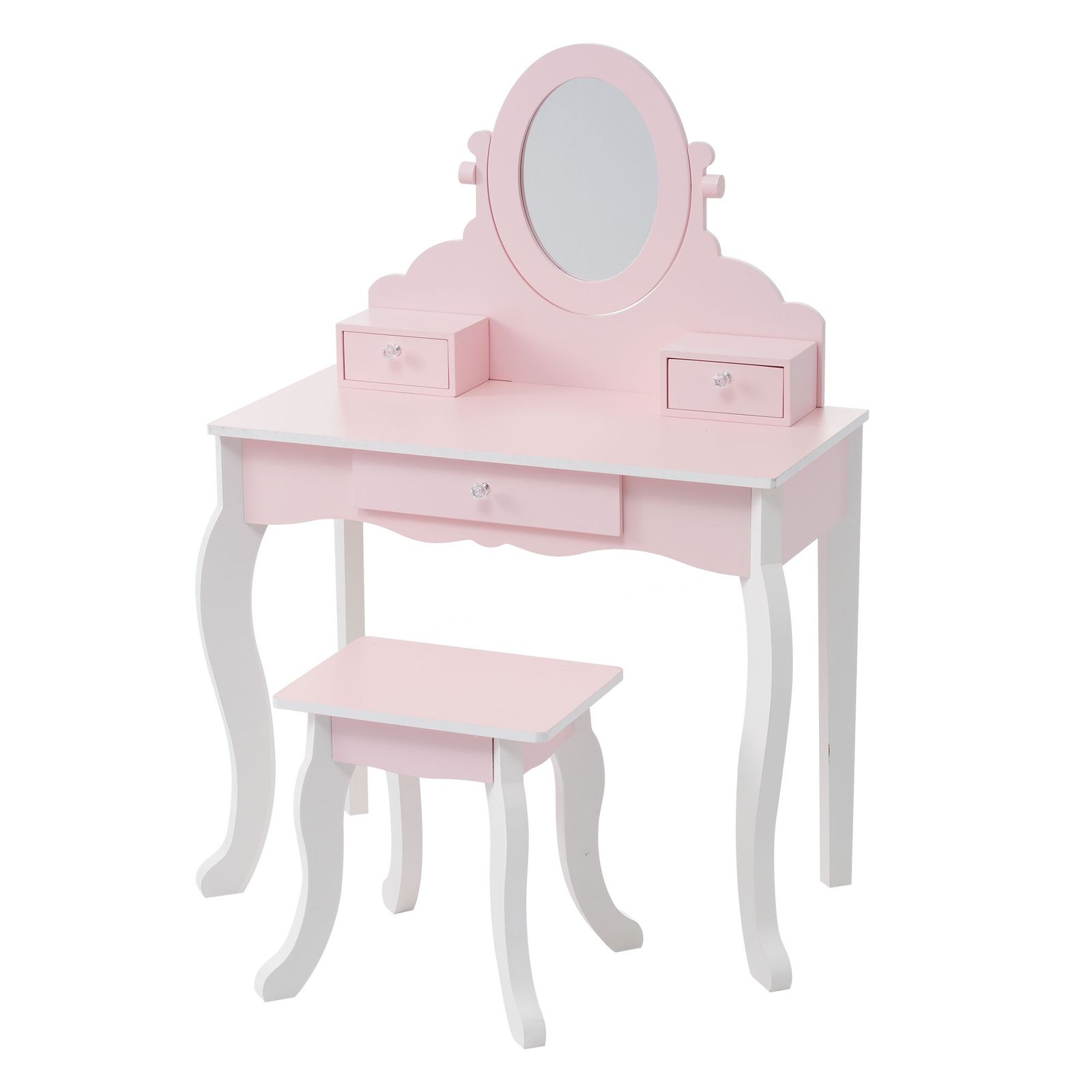 ままごとドレッサー ドレッサー 木製 化粧台 鏡台 スツール付き