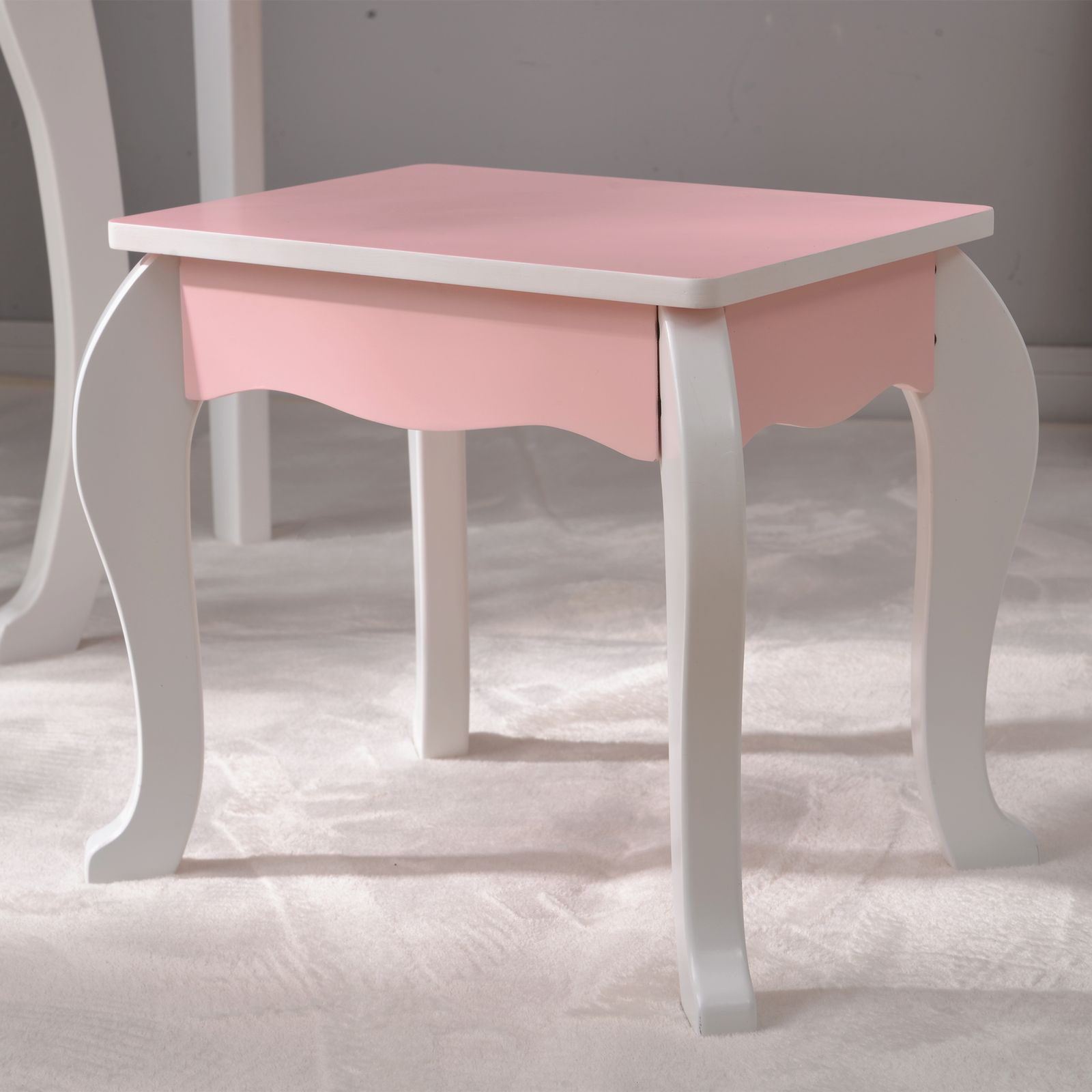 ままごとドレッサー ドレッサー 木製 化粧台 鏡台 スツール付き