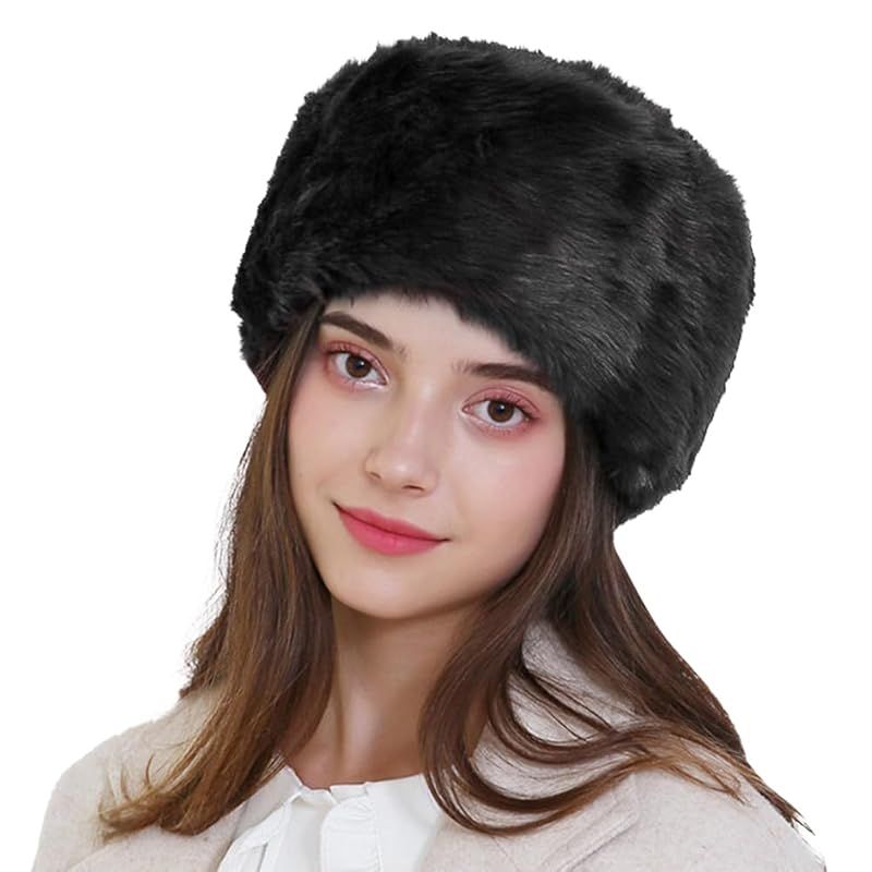 新品】 [jbluelover] ファー帽子 冬用 キャップ 防寒帽子 ロシア帽