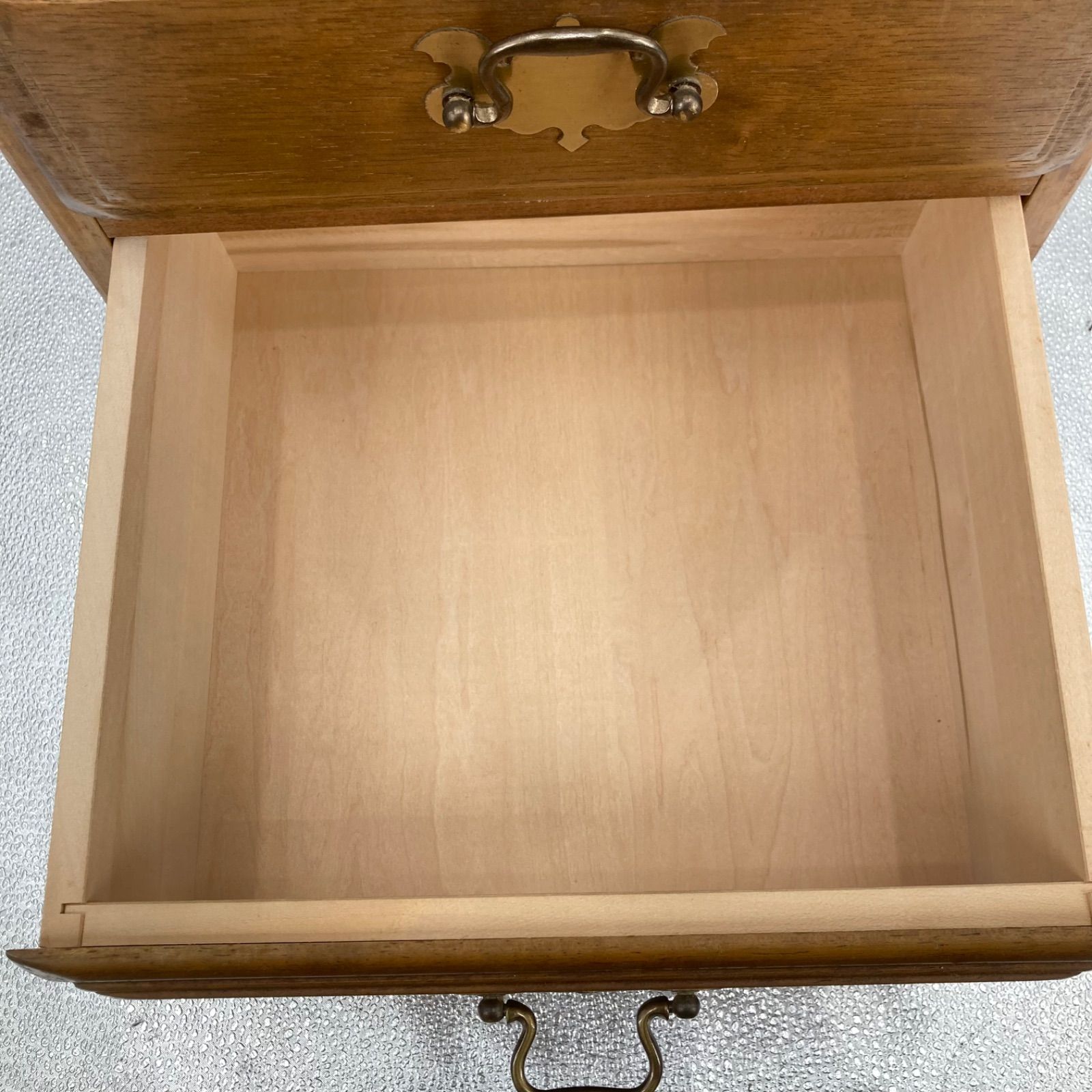 KARIMOKU カリモク アンティーク チェスト 5段 サイドキャビネット