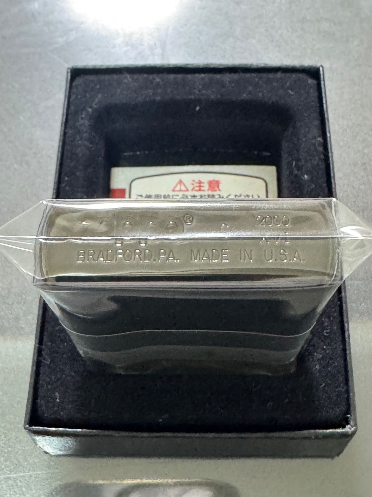 zippo セブンスター ブラック チタン 限定品 2面刻印 年代物 2000年製