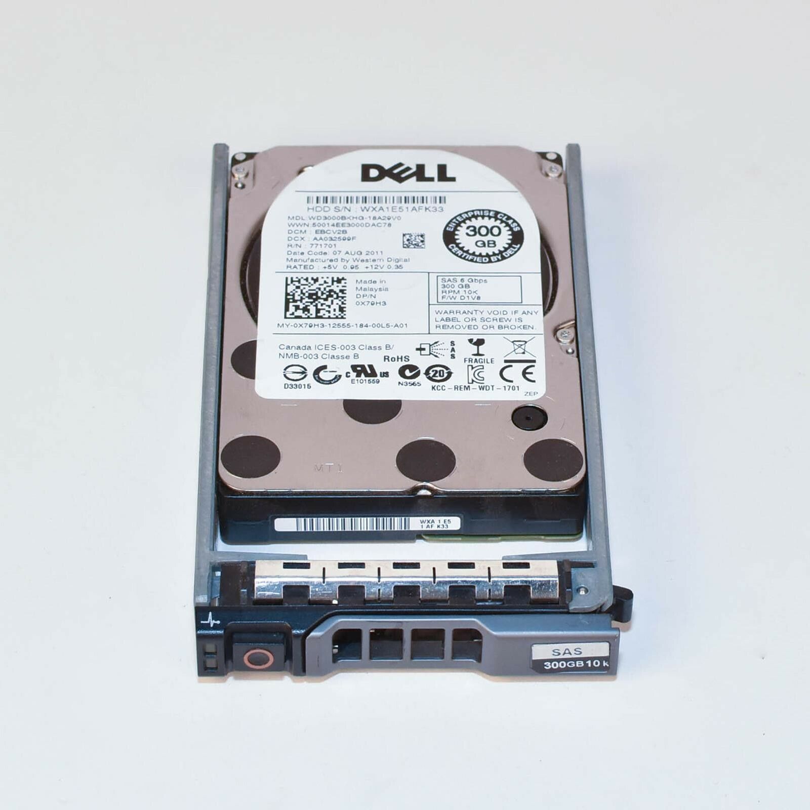 新作入荷，セール 【90日保証/再生品】X79H3 DELL 300GB 10K SAS 2.5 HDD 6GBPS 内蔵型ハードディスクドライブ