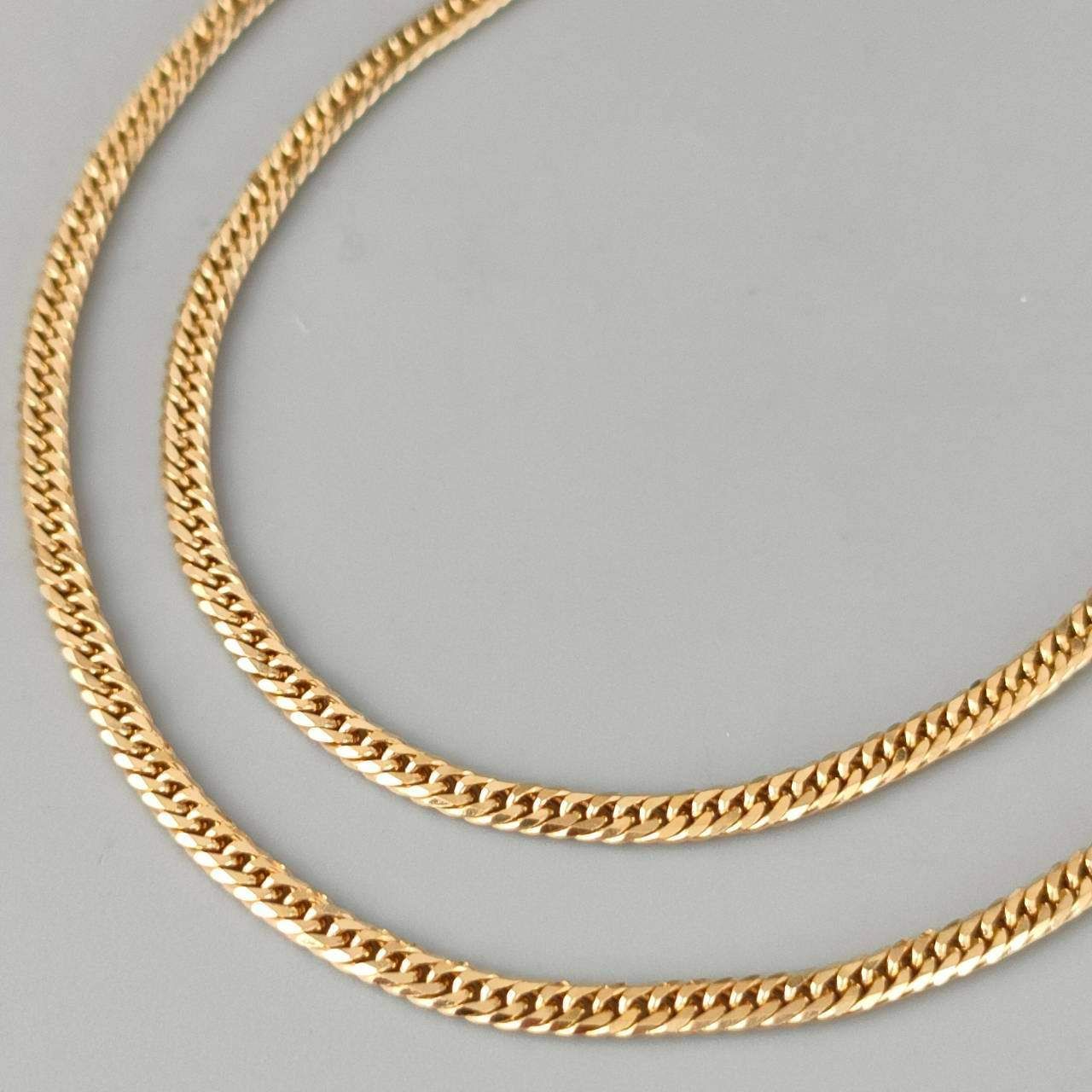 18金 K 18 男女兼用 造幣局 6面ダブル 喜平ネックレス 10.38ｇ 50.5㎝ D 989