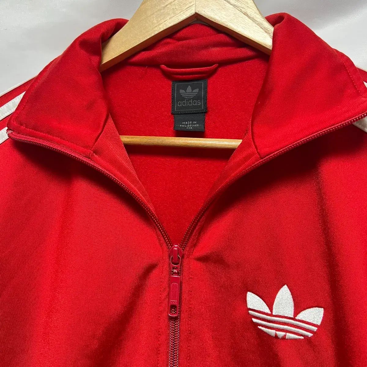 正規品/95 アディダス 旧ファイヤーバード レッド トラックジャージ