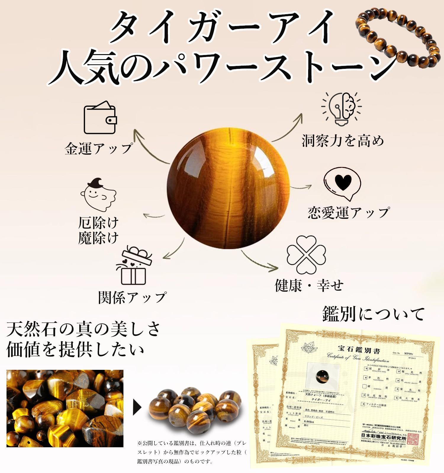 お守り 災除け 魔除け エネルギーチャージ 浄化 心の平和 ブレスレット