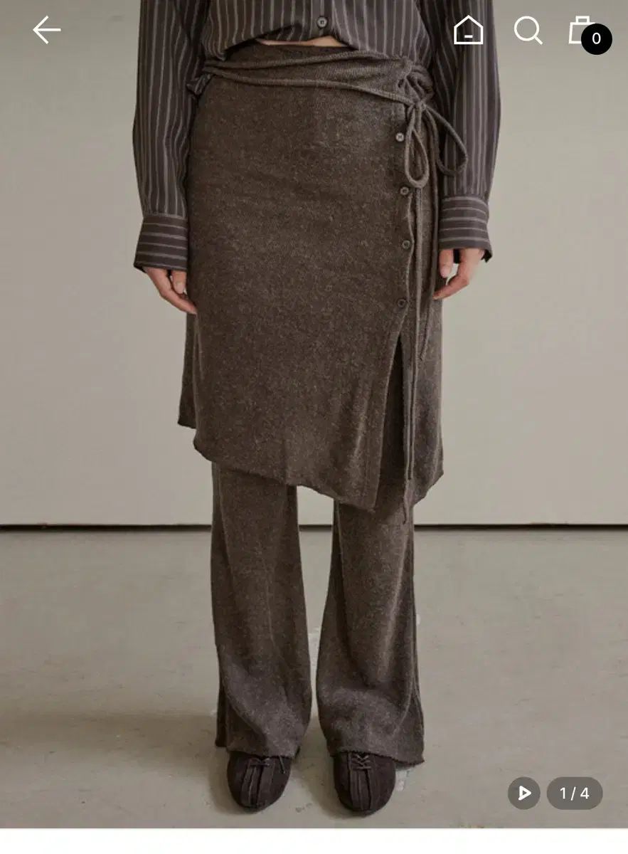 OURO アウロ ウールRab ラブ パンツ ブラウン