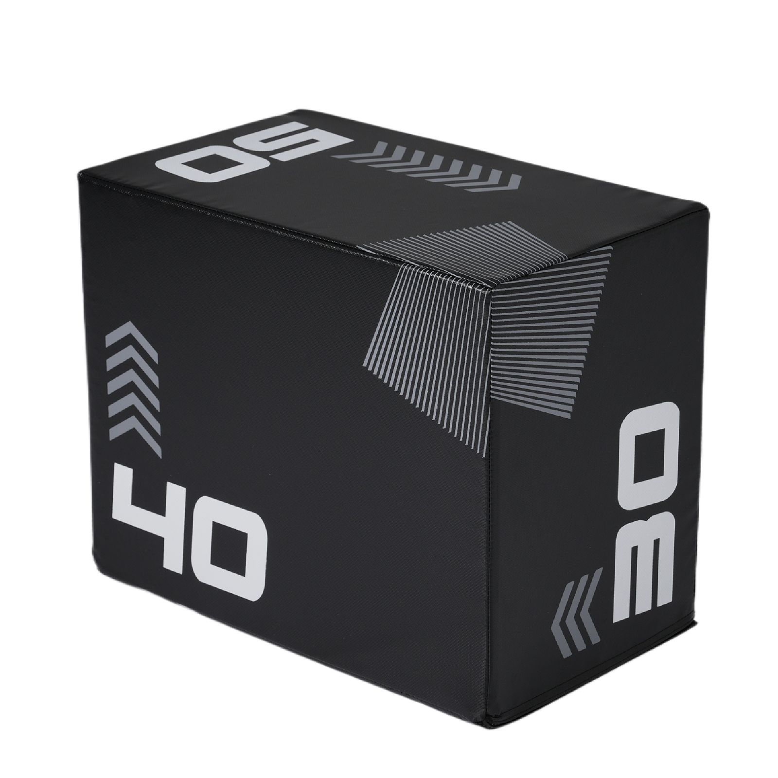 30 40 50 cm プライオボックス ソフト 昇降台 跳び箱 プライオメトリクス ボックス ジャンプ台 ステップ台 3 in 1 体幹 トレーニング ブラック