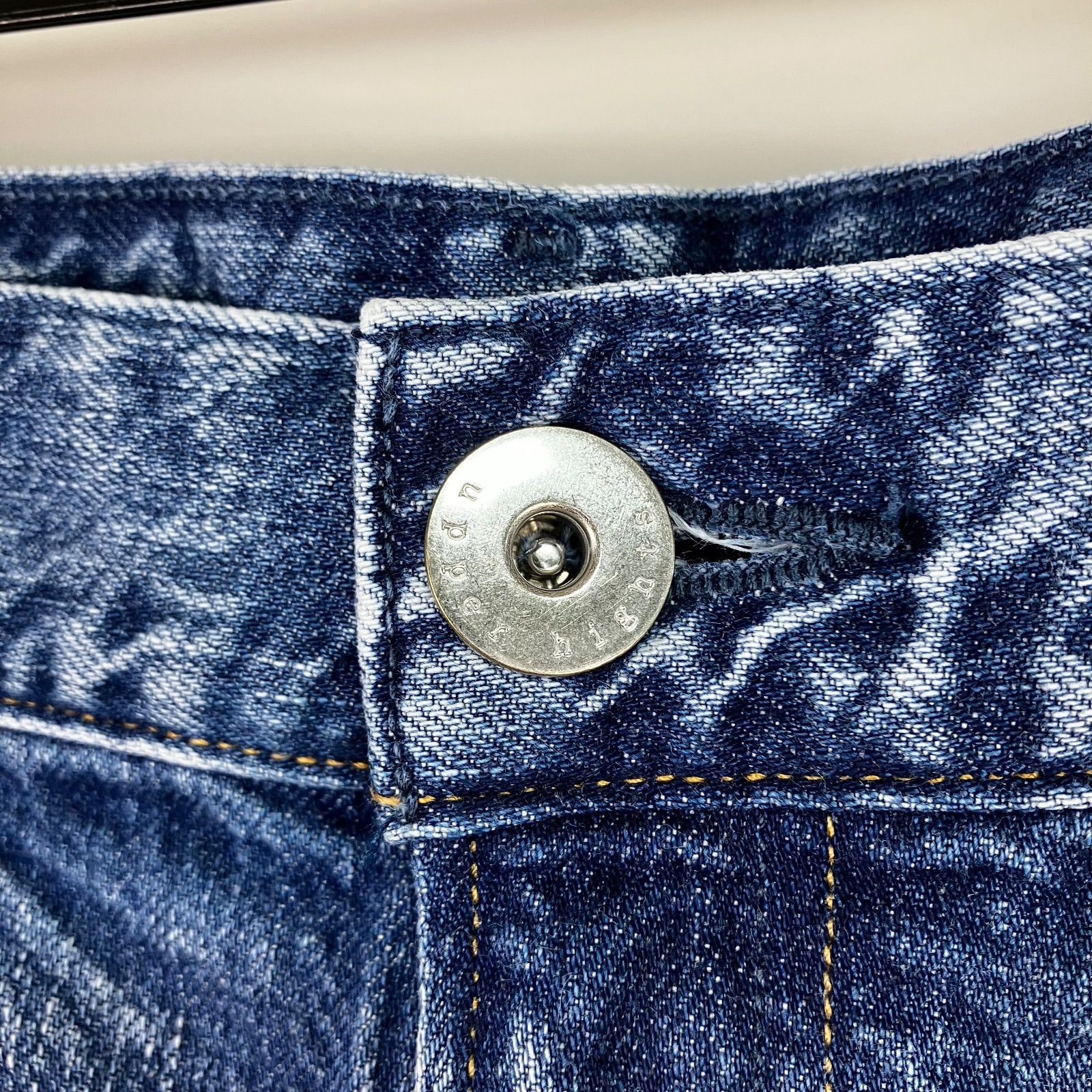 スピックアンドスパン ストレートデニム