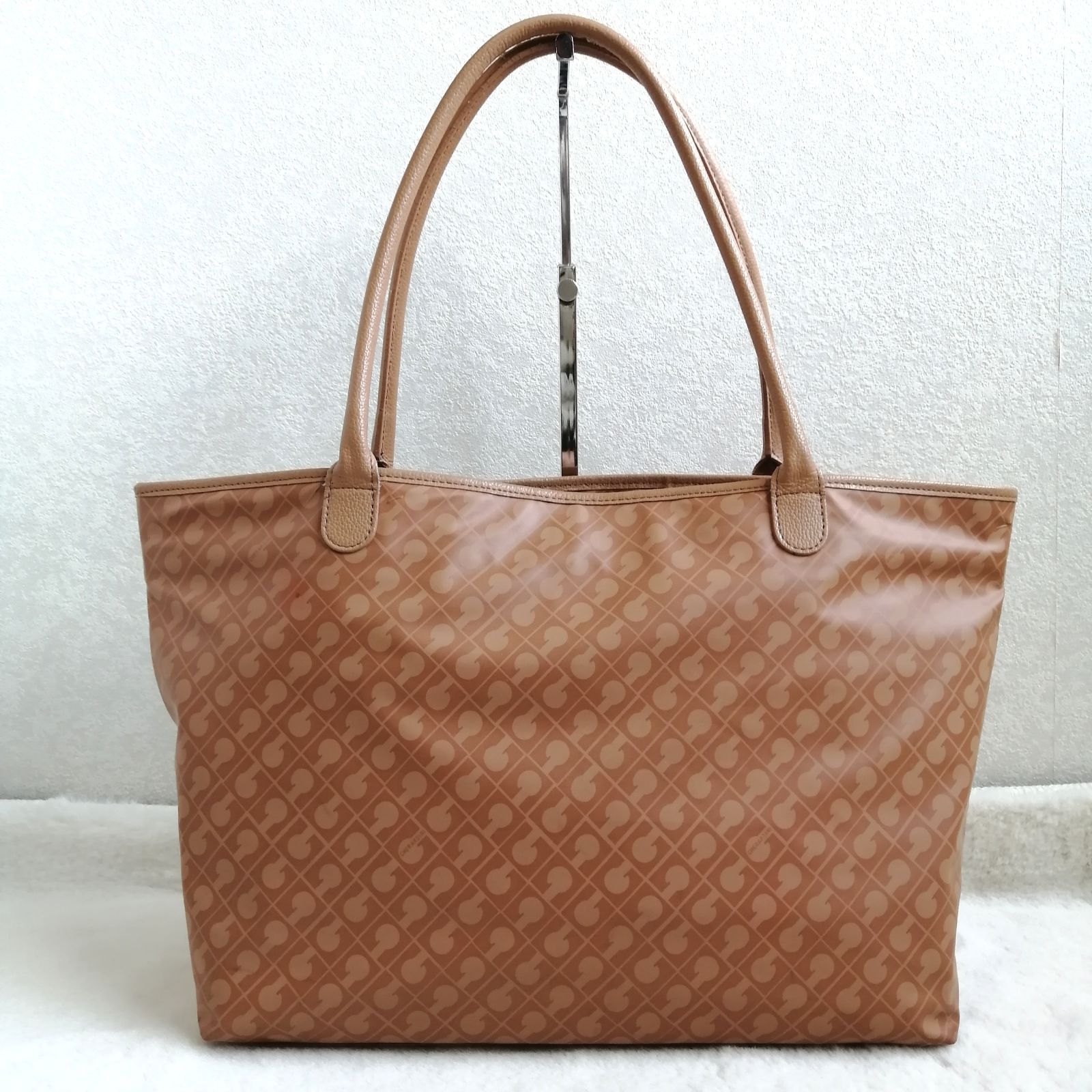 ゲラルディーニ トートバッグ 総柄 ハンドバッグ PVC ソフティ