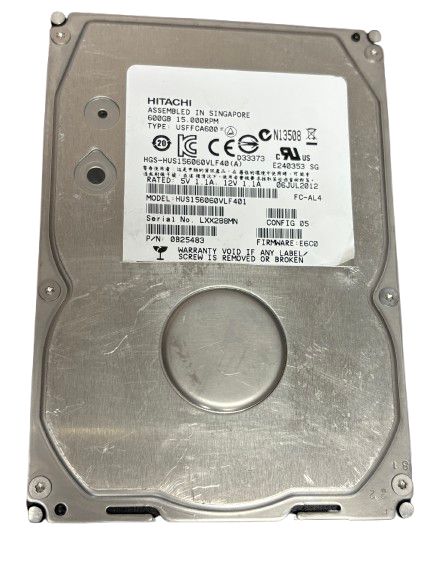 1年保証 再生品 HGST 0 B 25483 600 GB 15 K 3.5 SAS HDD Enterprise-Class Server Hard Drive