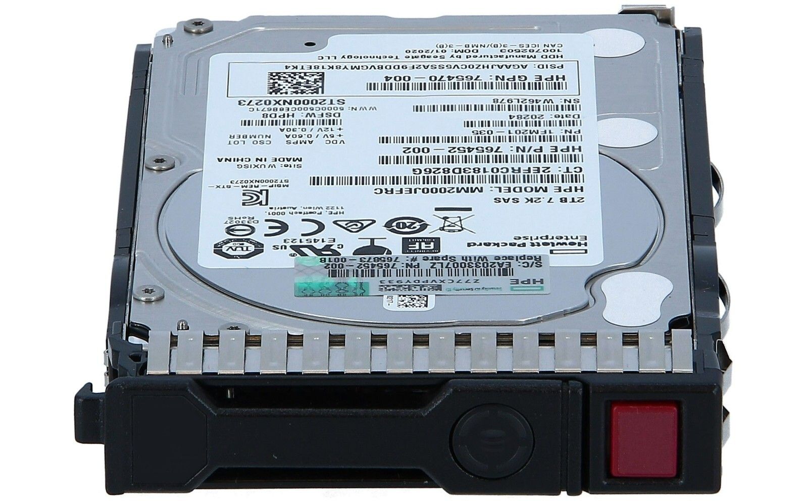 1年保証 再生品 765466 B 21 HP 2 TB 12 G SAS 7 K RPM 5 512 E HDD 765873 001 765452 002