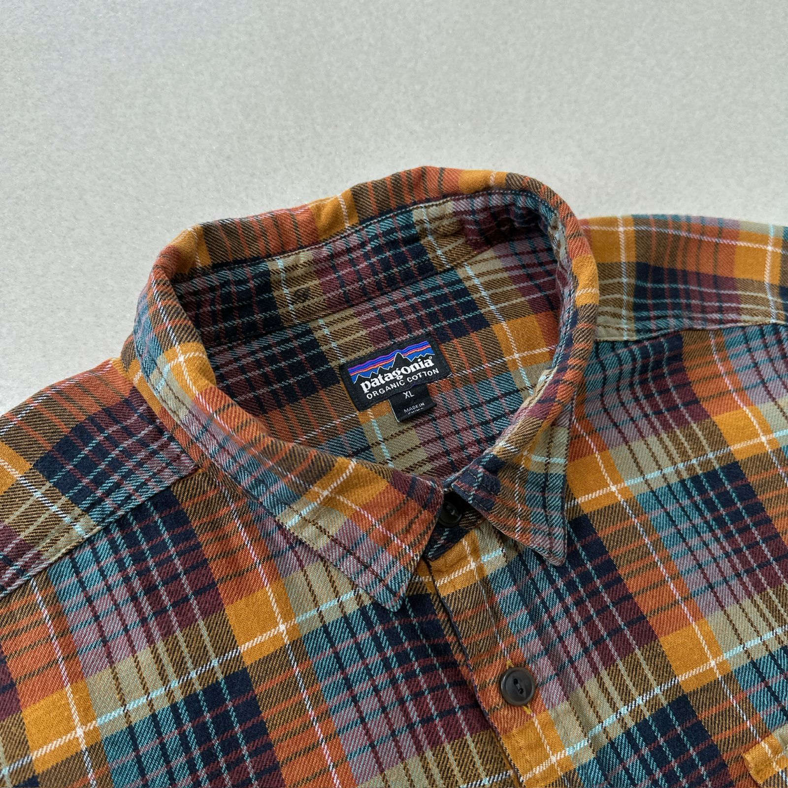 Patagonia オーガニックコットン チェックネルシャツ XL パタゴニア