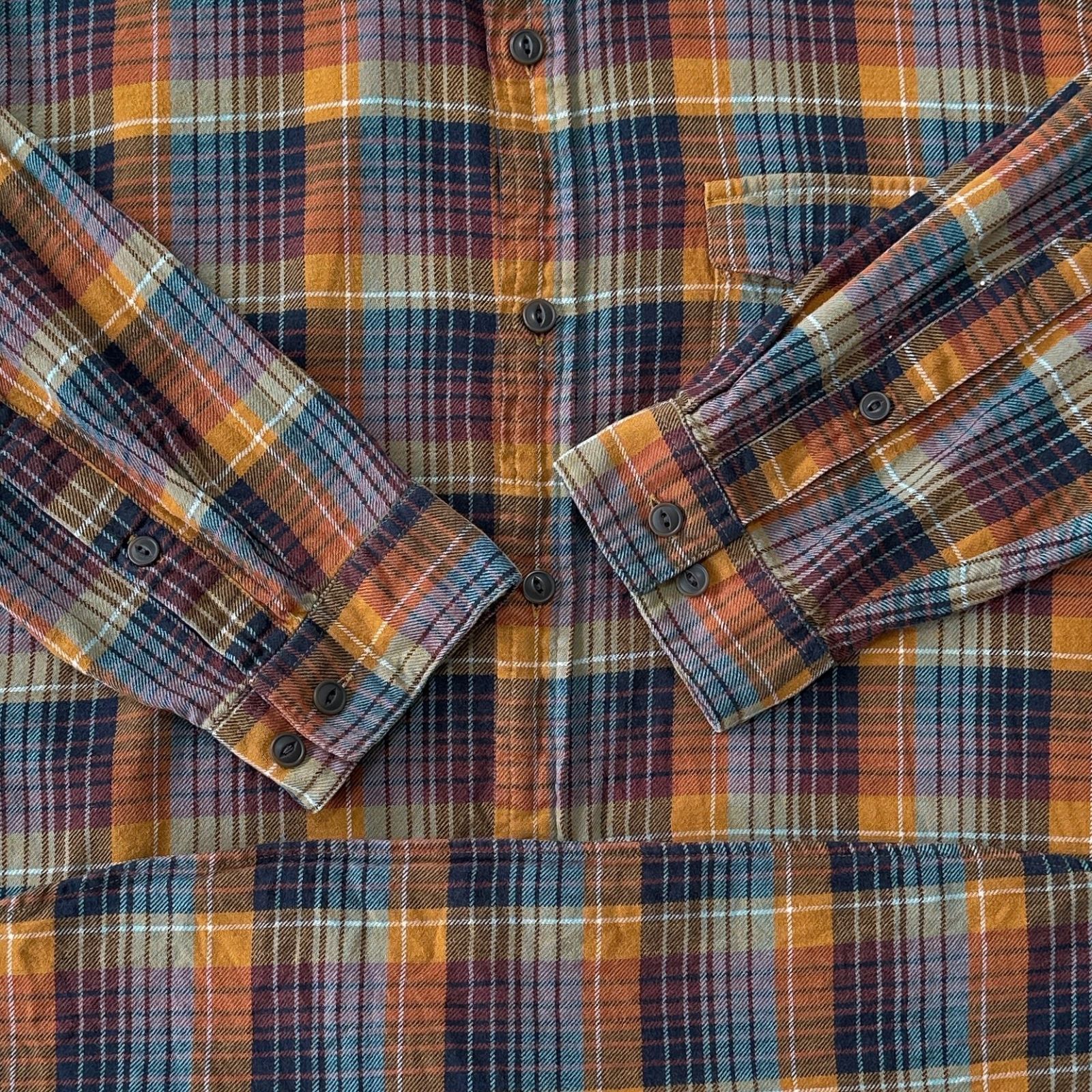 Patagonia オーガニックコットン チェックネルシャツ XL パタゴニア