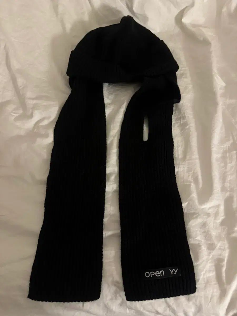 Open YY スカーフビーニー ブラック