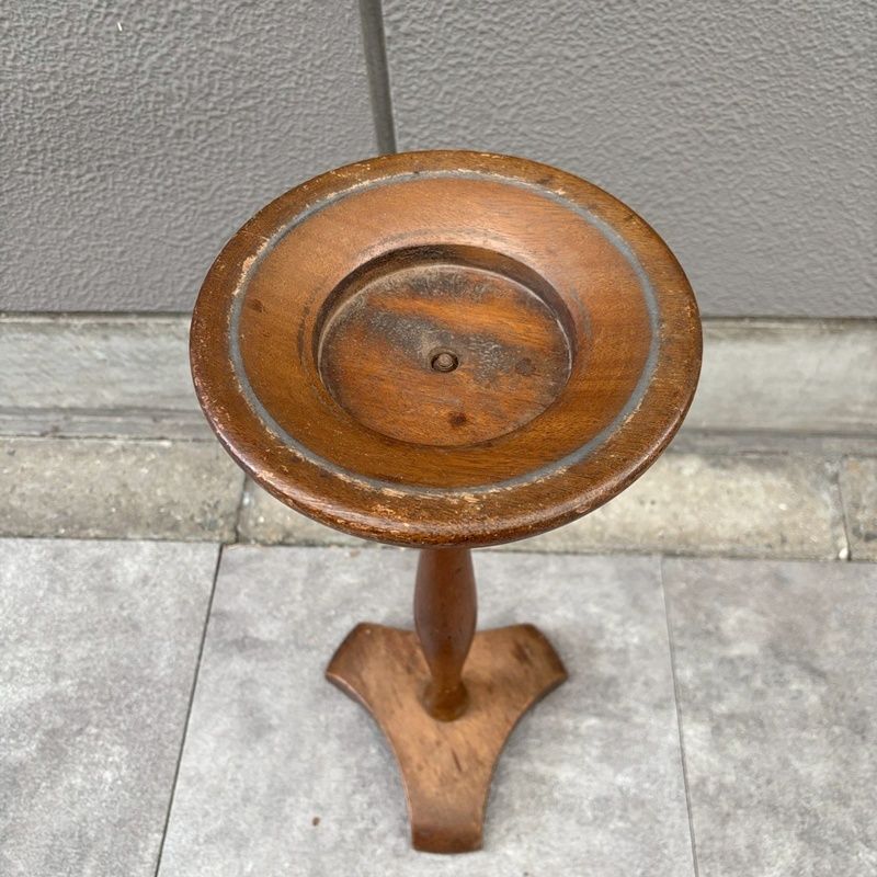 MARUNI オールドマルニ マルニ木工 木製灰皿スタンド 花台 フラワー