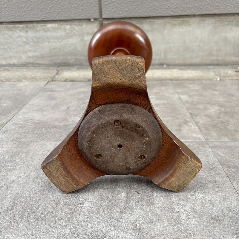 【アンティーク】オールド マルニ 木製スタンド式灰皿【マルニ木工】 MARUNI オールドマルニ マルニ木工 木製灰皿スタンド 花台 フラワー