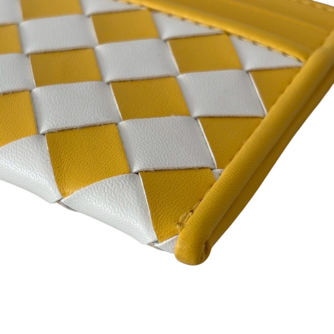  MICHAEL KORS マイケルコース カードケース パスケース コンパクト MKロゴ レザー イエロー ホワイト カードケース 小物