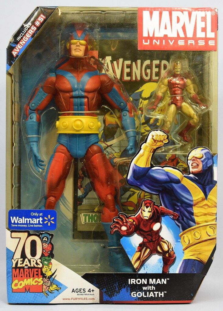 HASBRO MARVEL IRONMAN with GOLIATH 3 5インチ