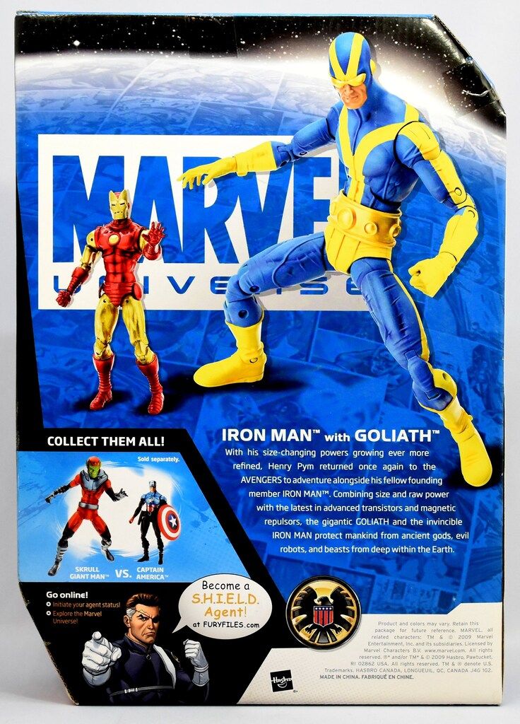 HASBRO MARVEL IRONMAN with GOLIATH 3.5インチ