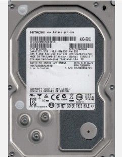 1年保証 再生品 PN 0 F 14993 Hitachi 3 TB SATA 3.5 Hard Drive
