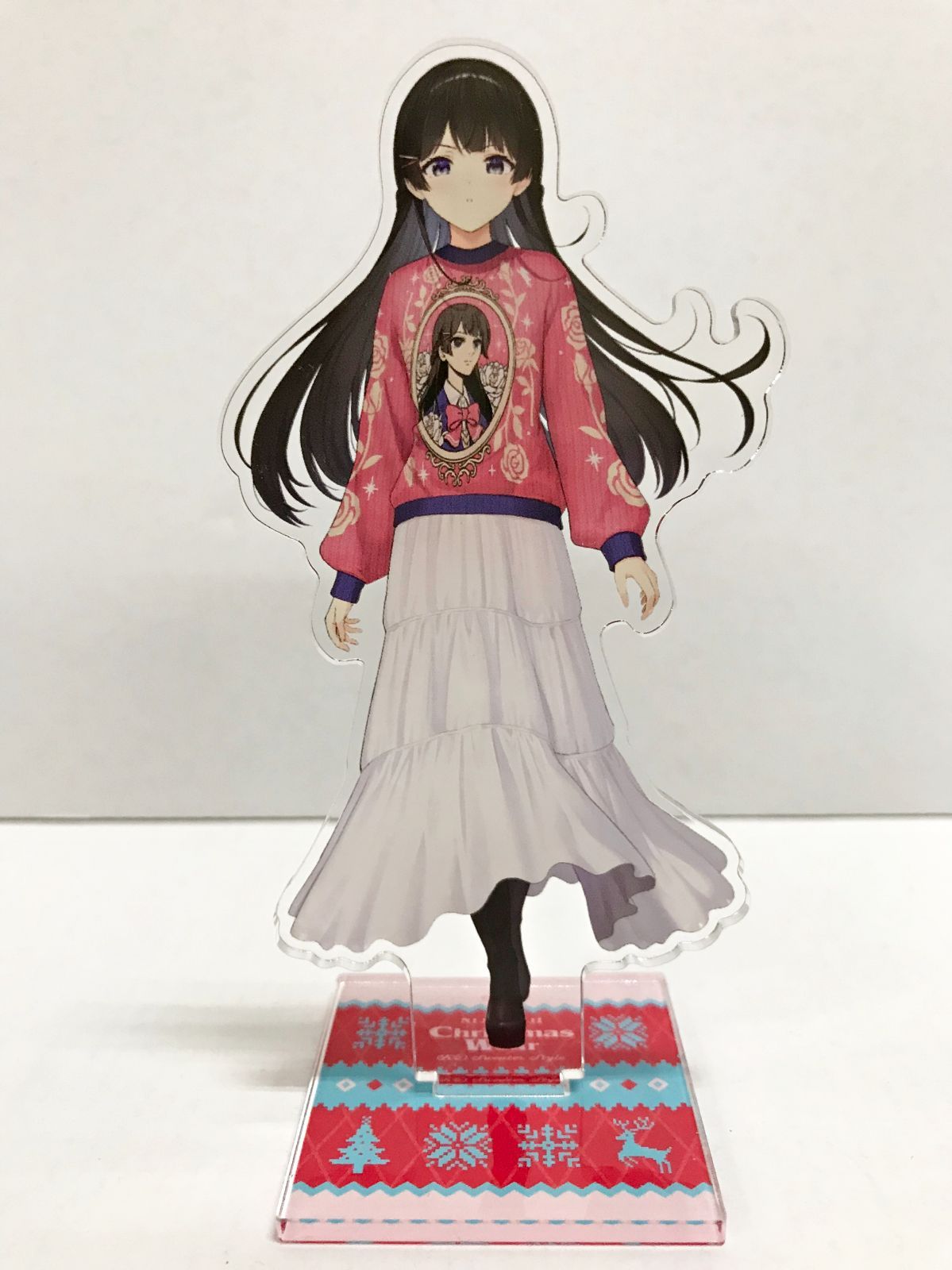 27.【開封】月ノ美兎 アクリルスタンド Christmas Wear～KD Sweater