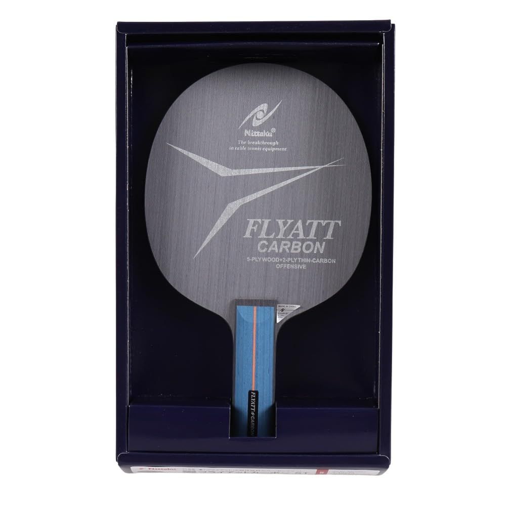 ニッタク Nittaku 卓球 ラケット フライアットカーボン シェークハンド 攻撃用 特殊素材入り