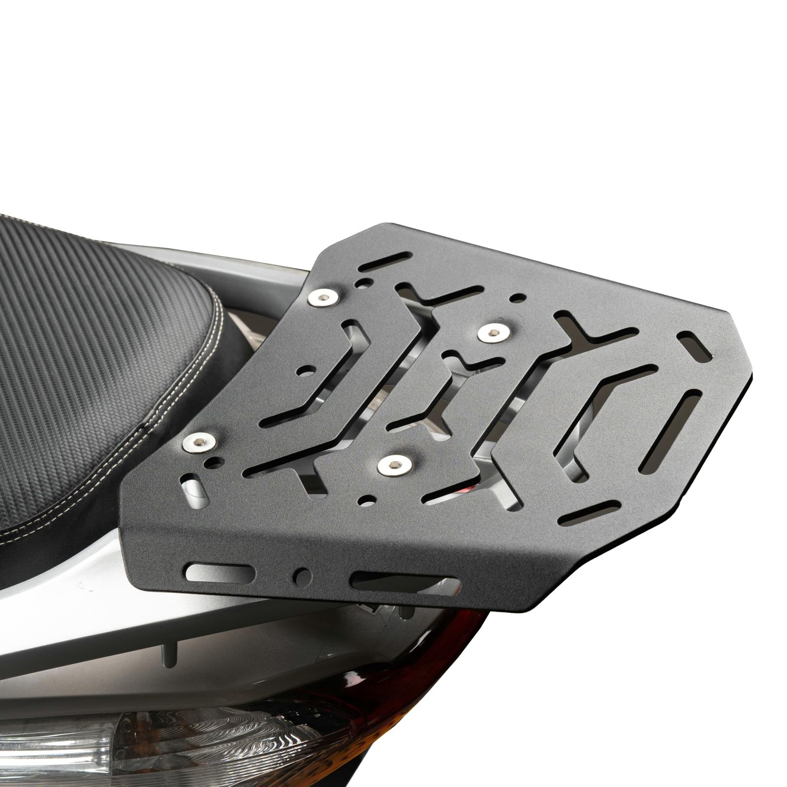 Entrotech ホンダ DIO 110 LEAD 125 リード125 JF 45 JK 12 リアキャリア トップケースキャリア アールスペース ブラック 金属 丈夫 一体感 スチール 製 フラットタイプ