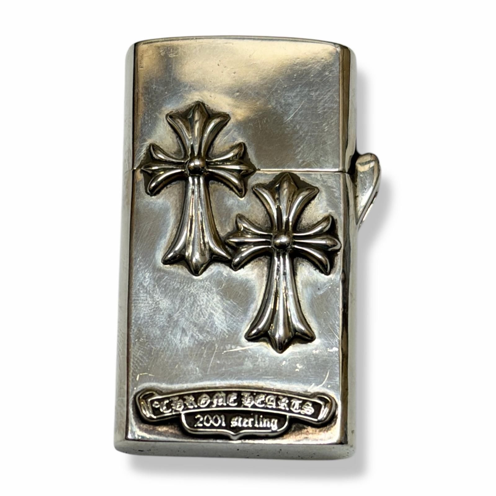 CHROME HEARTS CHクロス Zippo タイニー ダブルクロス ナロージッポ