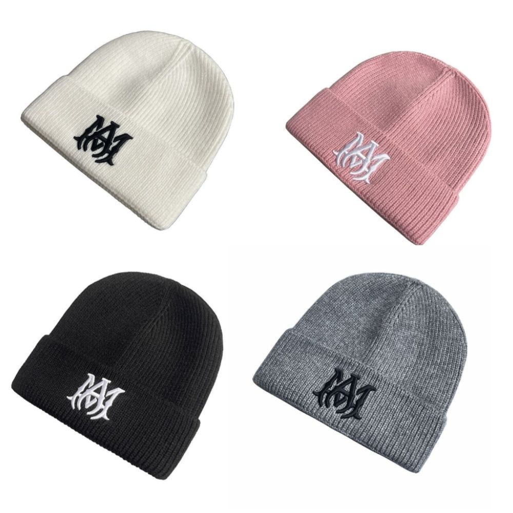 AMIRI 帽子 ニット帽 ニットキャップ 冬 四色選択可 - メルカリ