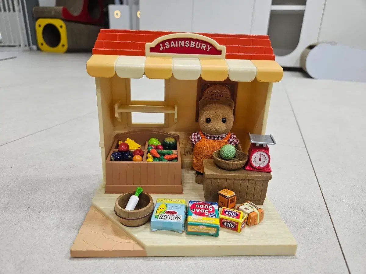 シルバニア オールド ミニショップ 野菜屋さん 出品 シルバニア