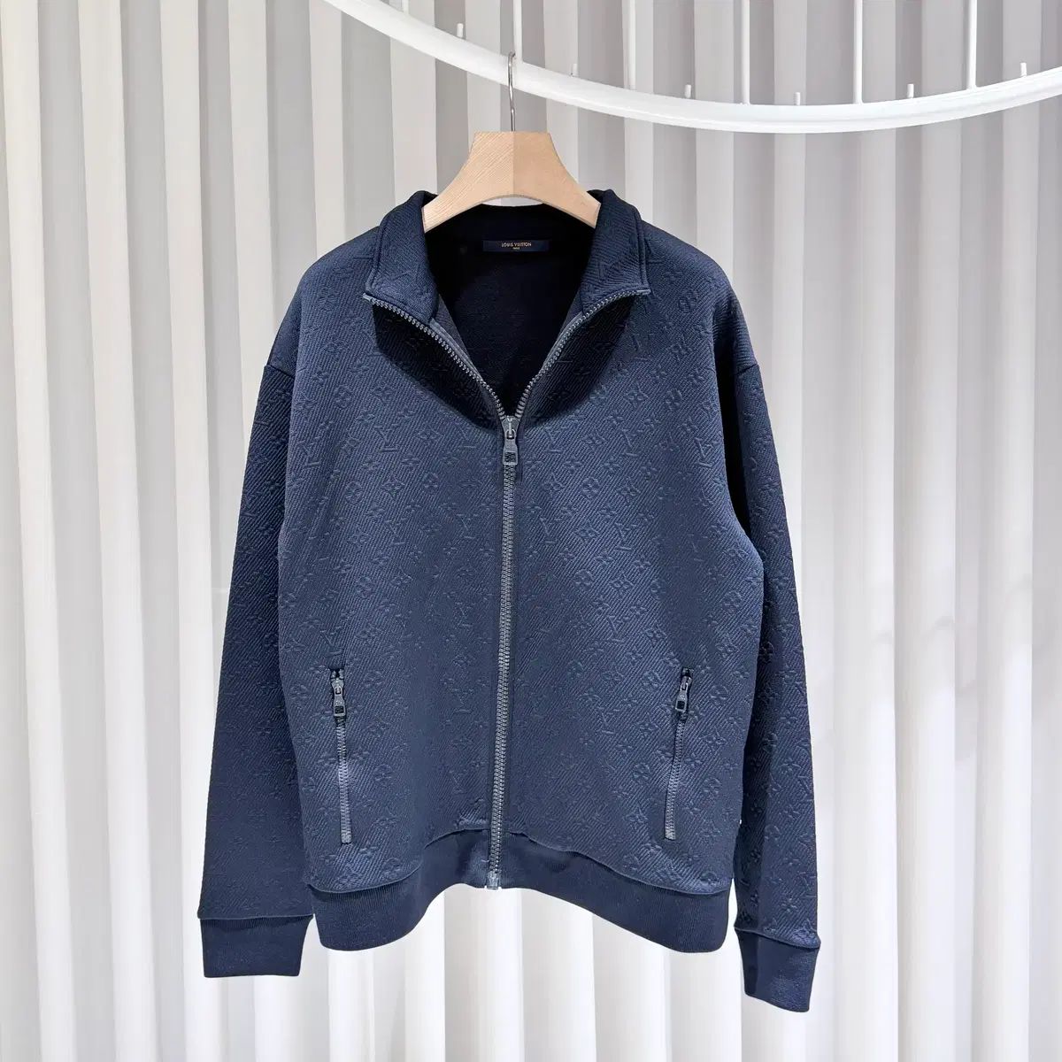 XL / ルイヴィトン モノグラム ネイビー ジャージ ジップアップ - メルカリ