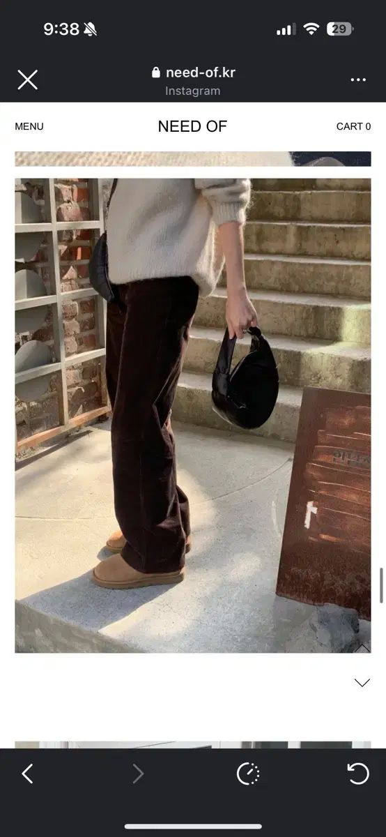 コーデュロイ パンツ