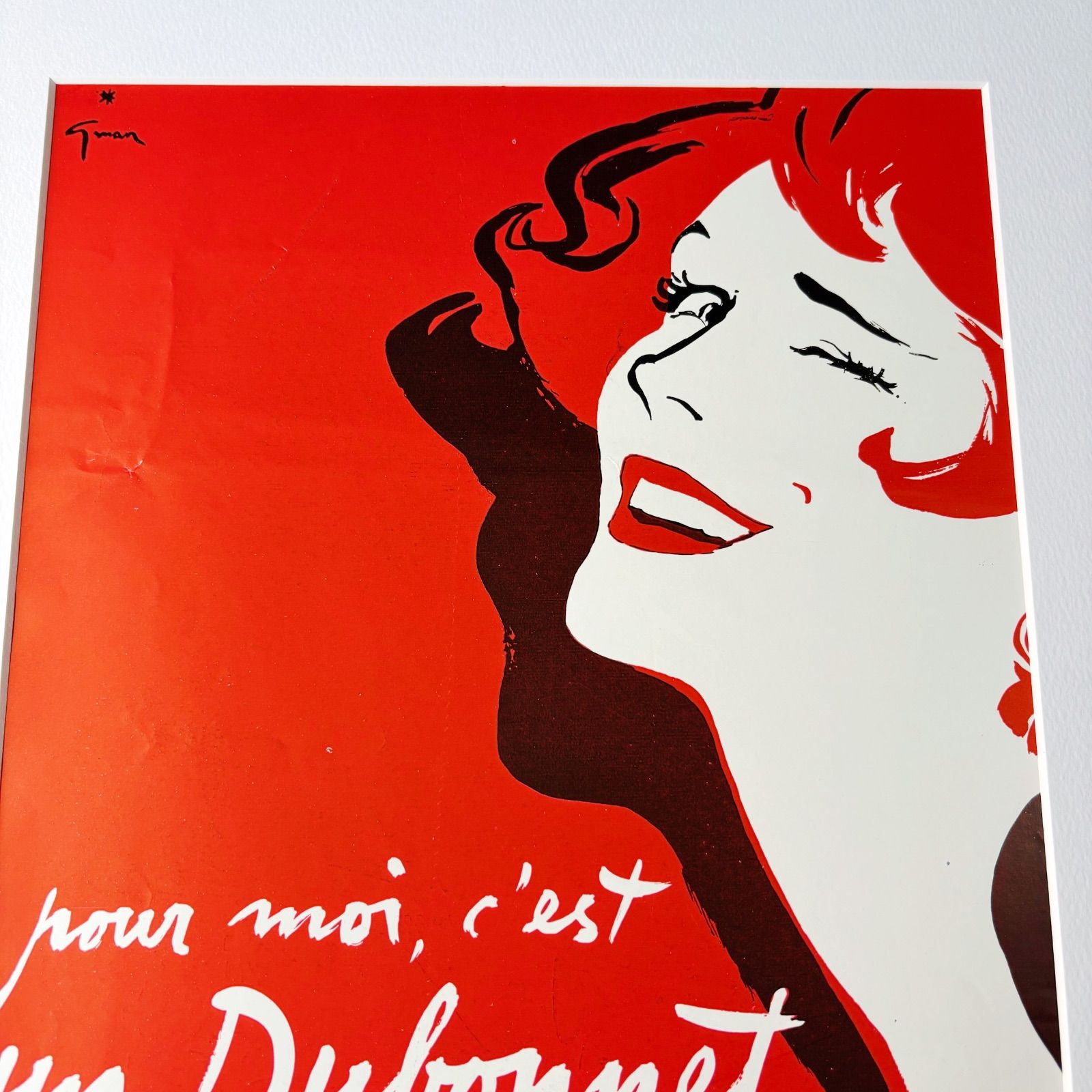 1954 広告＞Rene Gruau Dubonnet ルネ・グリュオ ポスター