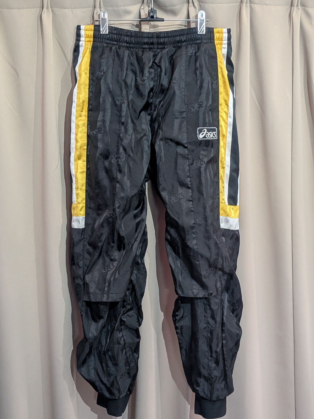 90s 当時物 asics アシックス ウィンドブレーカー 上下 セットアップ