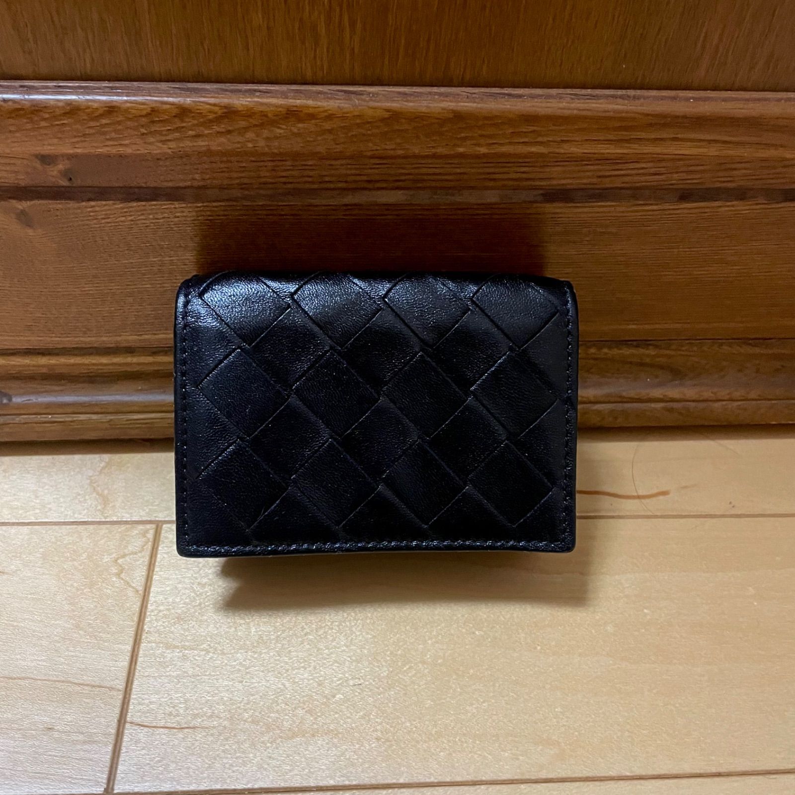 ボッテガヴェネタ マキシイントレチャート ミニ財布 三つ折り財布