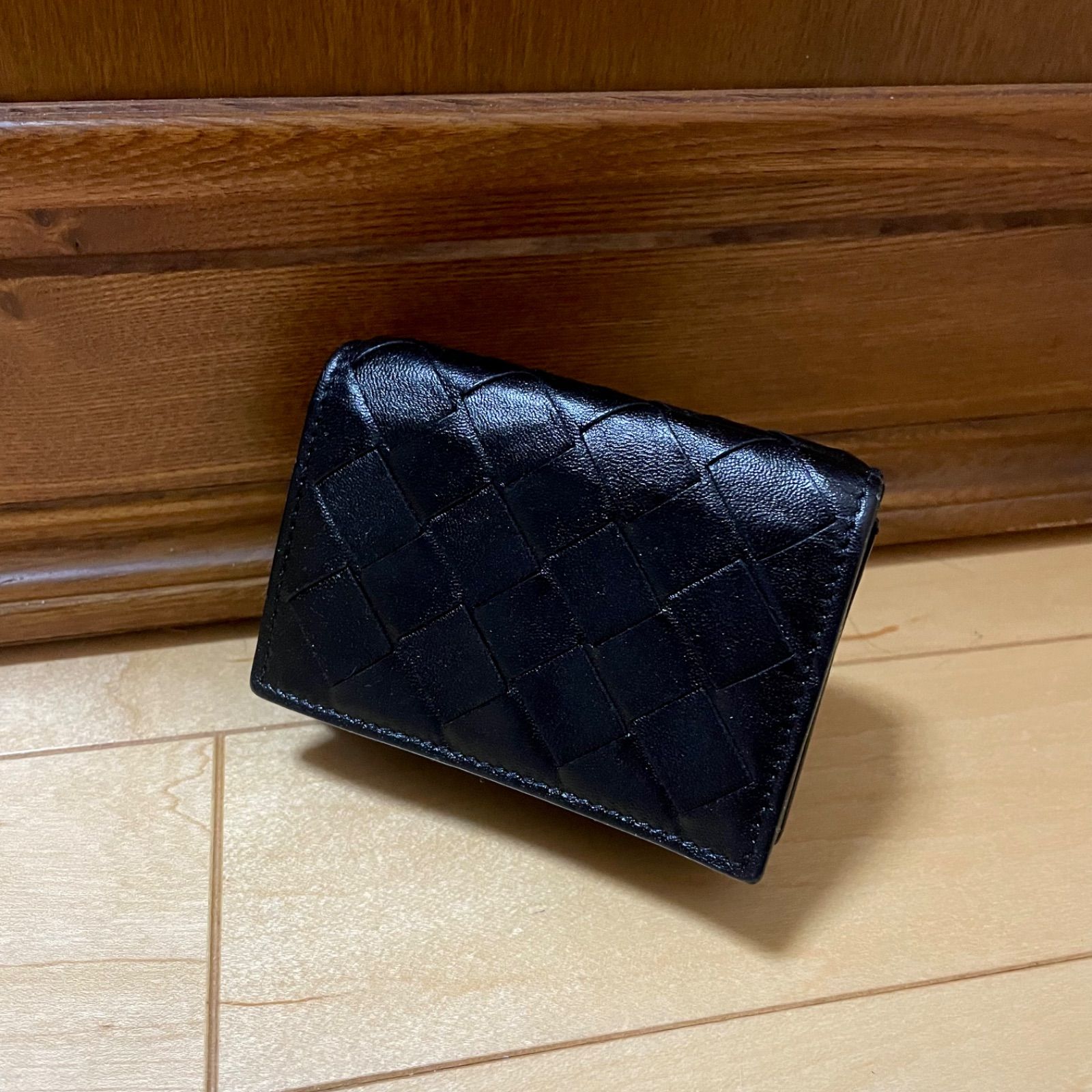 ボッテガヴェネタ マキシイントレチャート ミニ財布 三つ折り財布