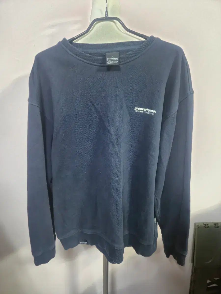 100%新品，本物保証 grooverhymes スウェット Tシャツ L ネイビー トレーナー・スウェット