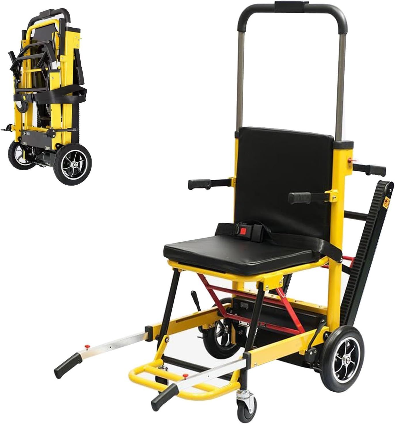 LangTu 階段昇降機 折り畳み 電動車椅子 介護車椅子 高齢者障害者用補助自走車椅子 730992