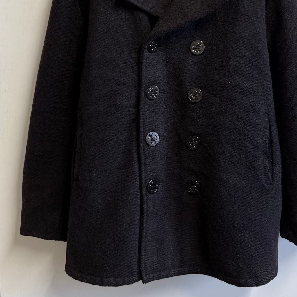 USA製 Schott ショット U.S. 740N PEA JAKET Pコート 紺 ネイビー 42