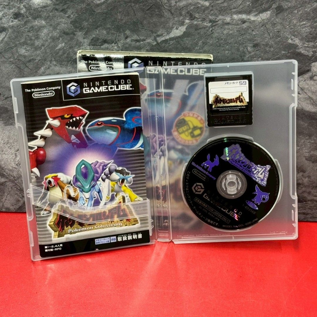 ○ポケモンコロシアム メモリーカード付 NGCソフト 箱・取説付き