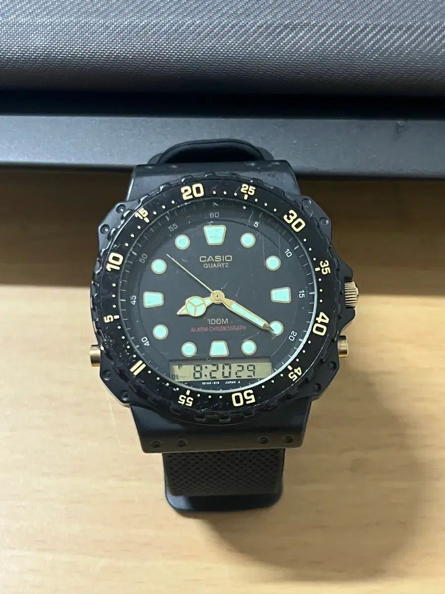 カシオ ヴィンテージ アナログ デジタル 時計